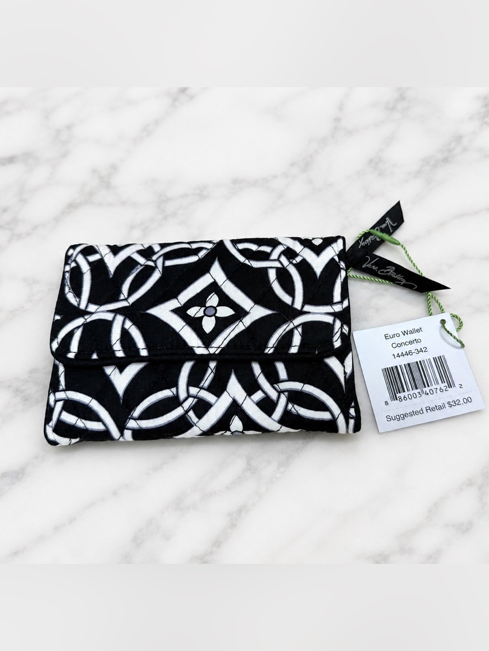 Vera Bradley Euro Wallet – Concerto Print (NWT)